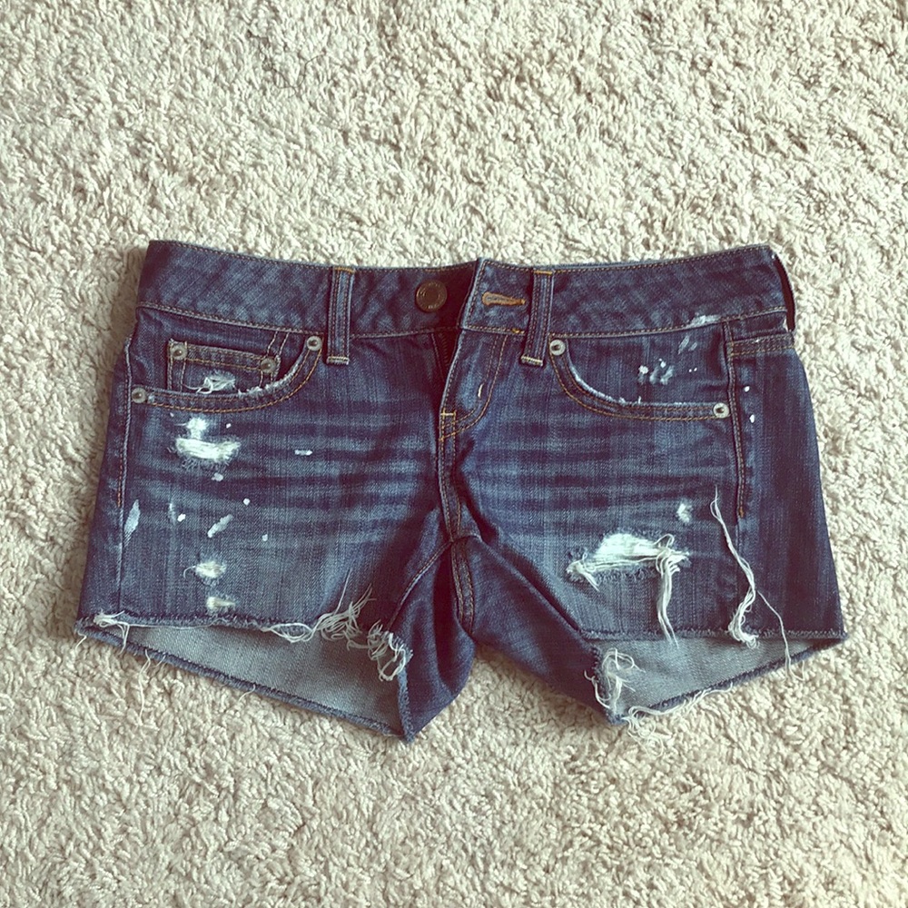 American Eagle Distressed Denim Shorts